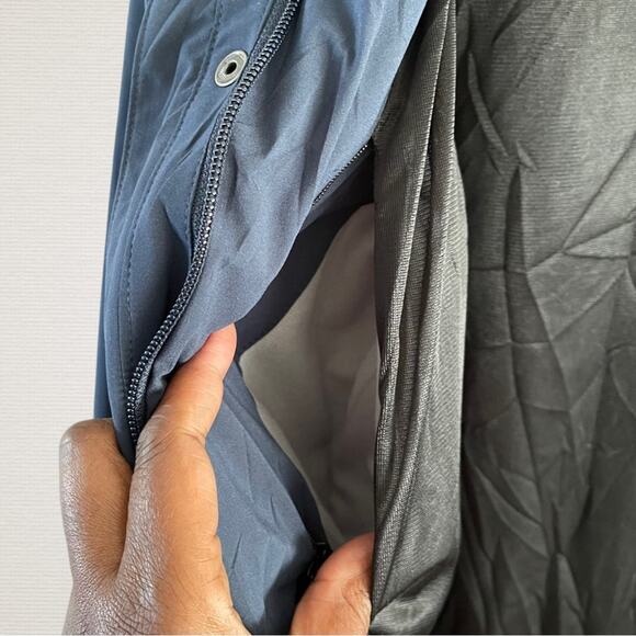 Sunice Alan Full Length Coach's Coat Mens Large Navy Blue Basic Windbreaker - Picture 8 of 13